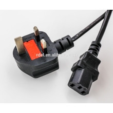 3A 13A MOULED UK PLUG